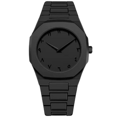 Santoni Black Arabic Watch – جمال في كل لحظة | Unique Edition for Men