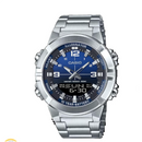 Casio Men's Blue Dial Analog Watch Stainless Steel Bracelet - AMW-870DA-2A1VDF