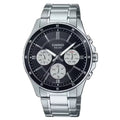 Casio Collection Analog MTP-1374D-1A3 Black Dial Stainless Steel Men's Watch