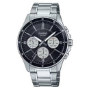 Casio Collection Analog MTP-1374D-1A3 Black Dial Stainless Steel Men's Watch