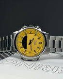 Casio Illuminator Yellow Dial Stainless Steel Watch