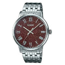 Casio Enticer MTP-TW100D-5AVDF Analog Brown Dial Stainless Steel Men's Watch