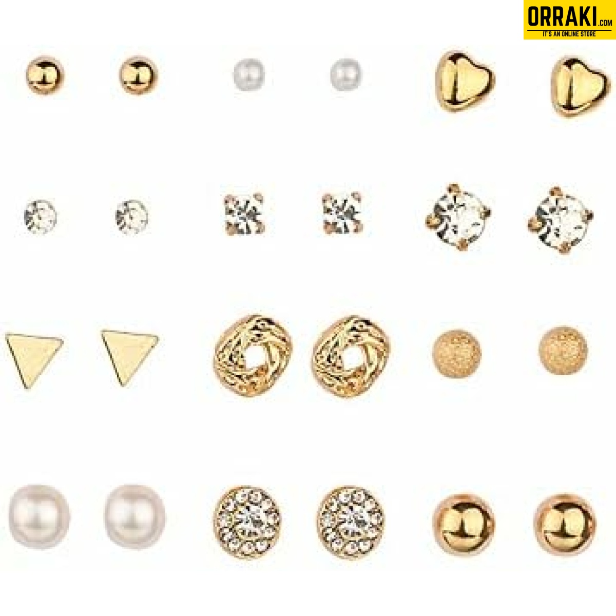 Stud Earrings Set Fashion