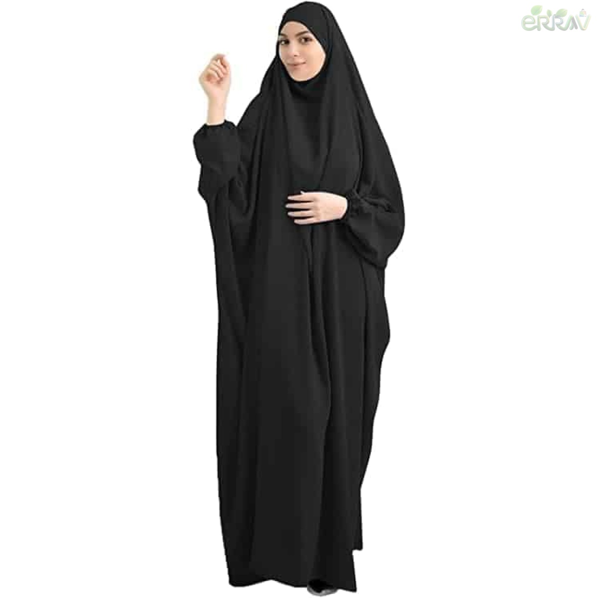 BOJON Muslim Plain Women's Loose One-Piece Prayer Dress