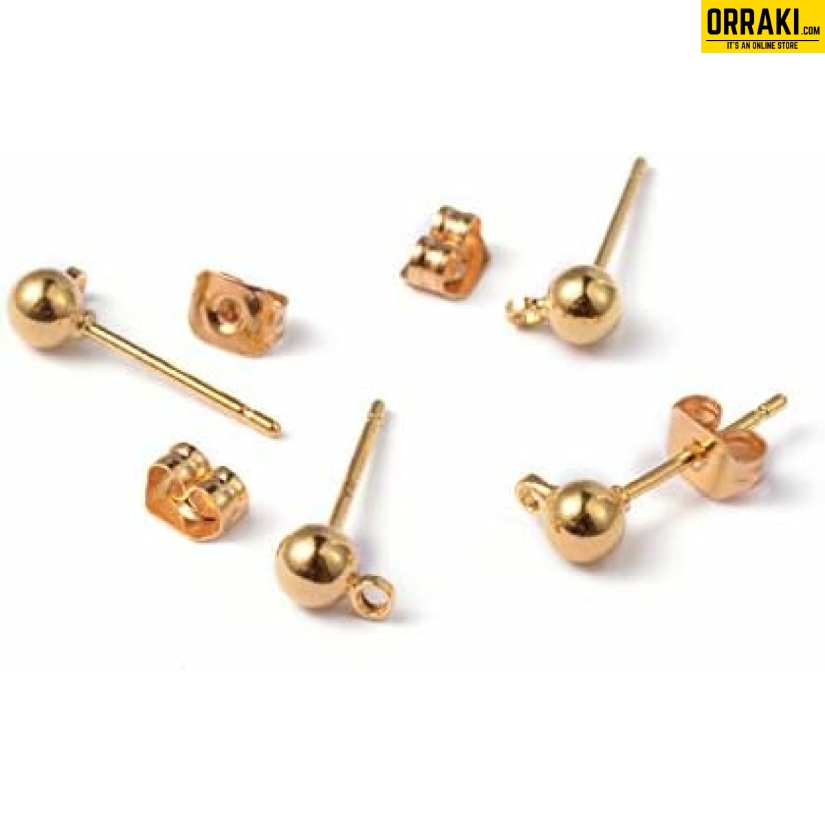 Ball Stud Earrings