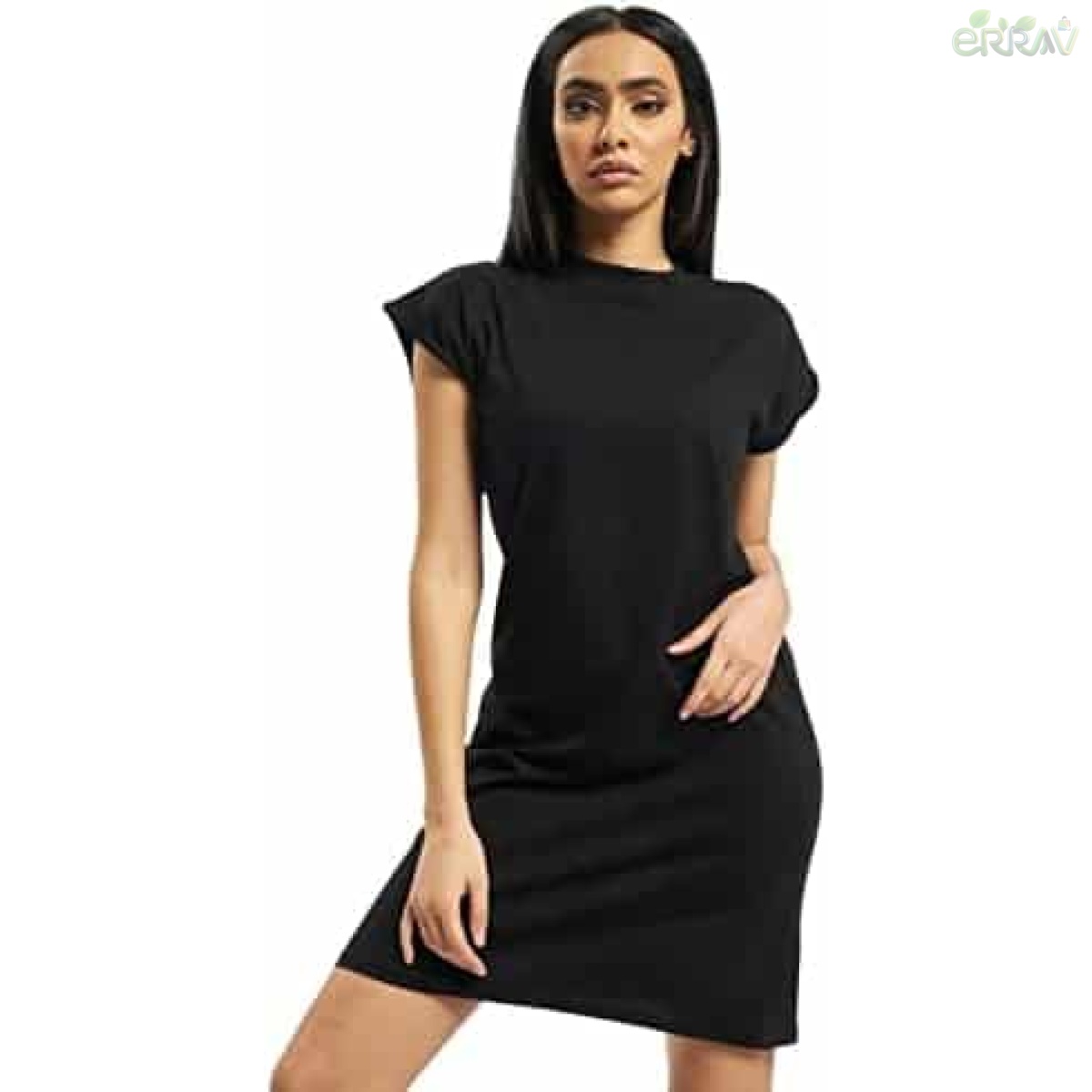 Women Ladies Turtel Extended Shoulder Dress