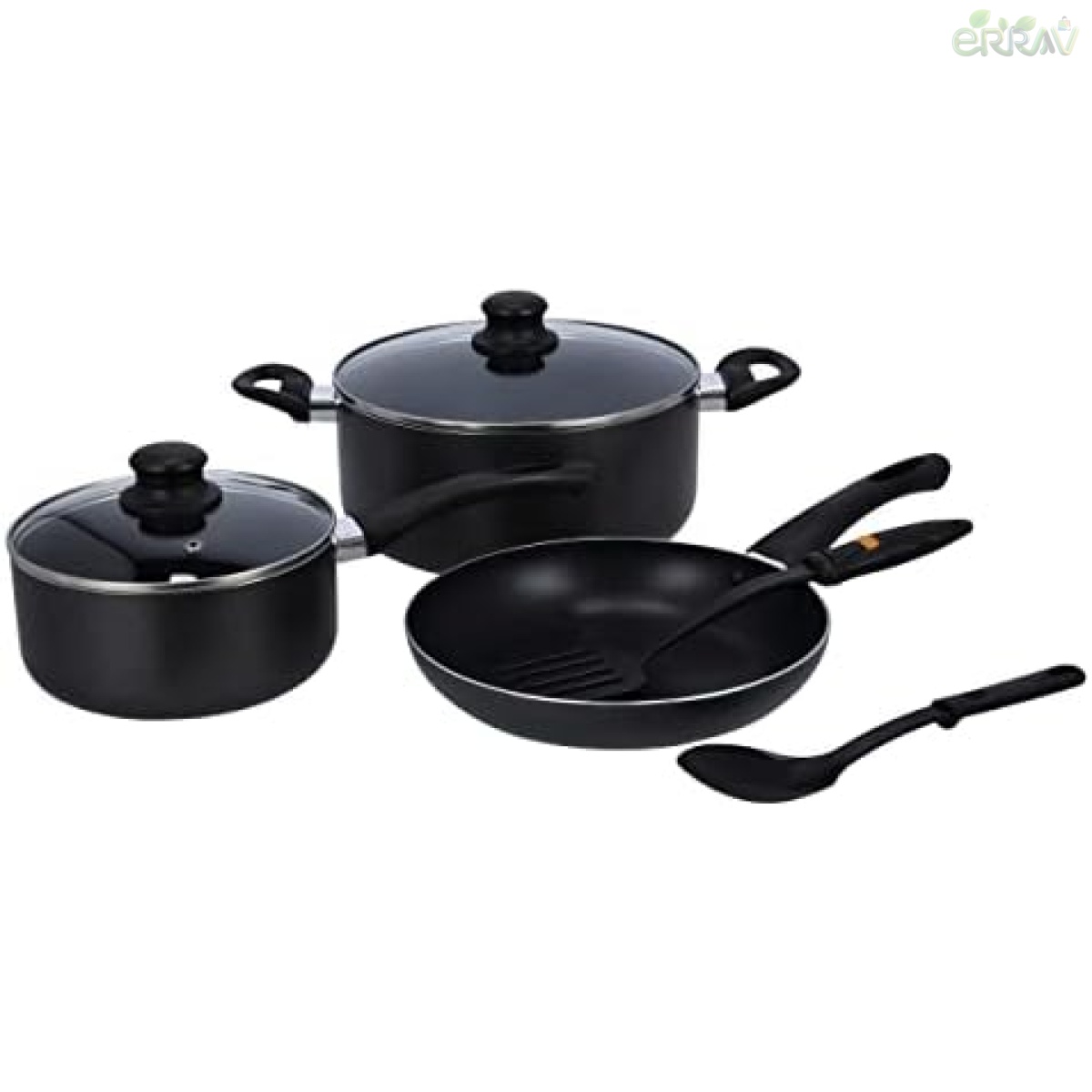 Royalford 7 Pieces Aluminium Cookware Set