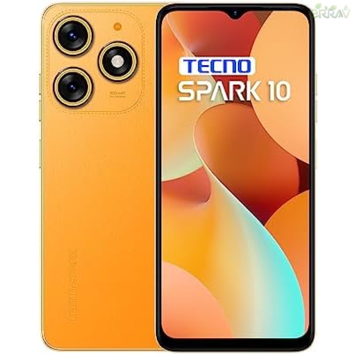 Tecno Spark 10 (Skin Orange, 8GB RAM,128GB Storage)