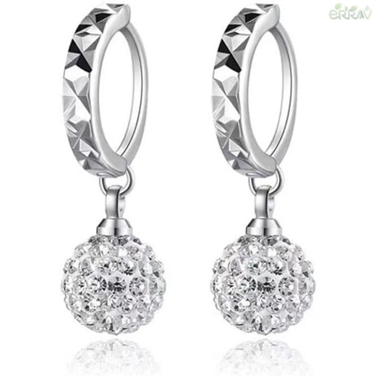 BOZONY 18K Silver Drop Earrings