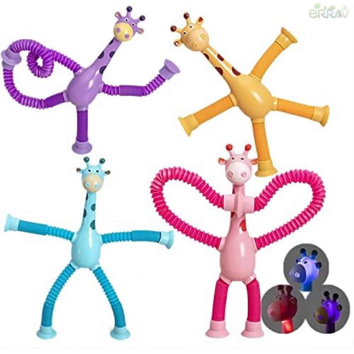 Telescopic Suction Cup Giraffe Toy